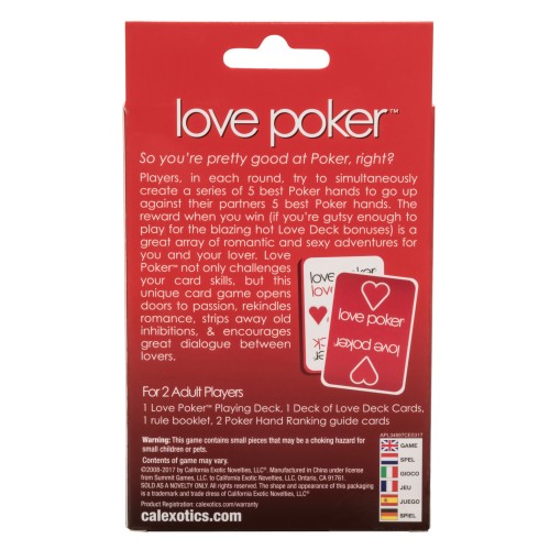 Love Poker Card Game for Couples