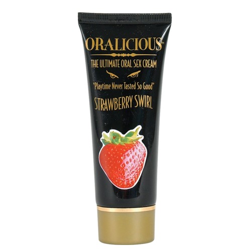 Oralicious Crema de Sexo Sabor a Fresa - Diversión Deliciosa