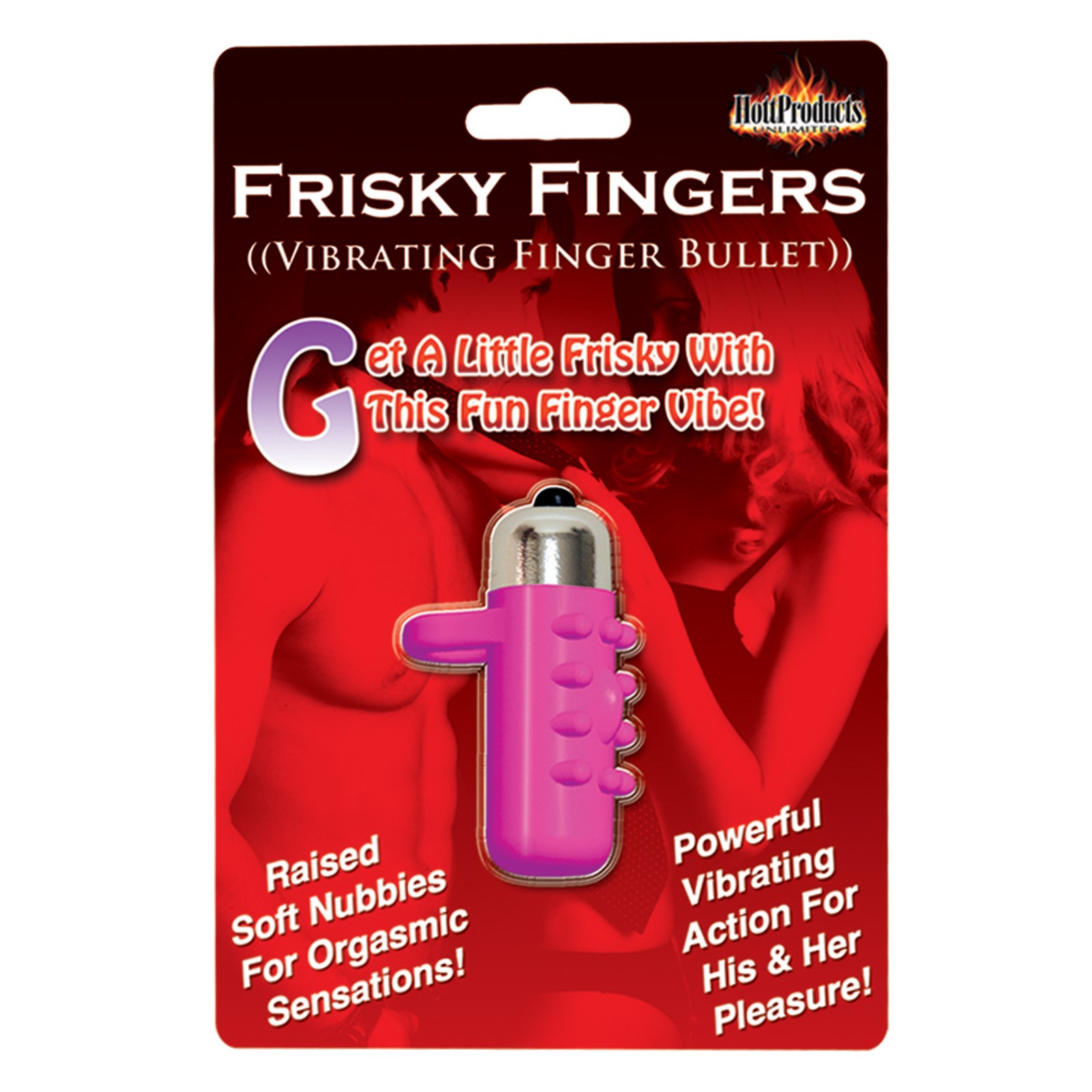 Frisky Fingers Magenta Vibrating Finger Toy