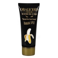 Crema Sabor Banana Split Oralicious