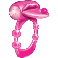 Magenta X-treme Vibrating Tongue Pleasure Ring