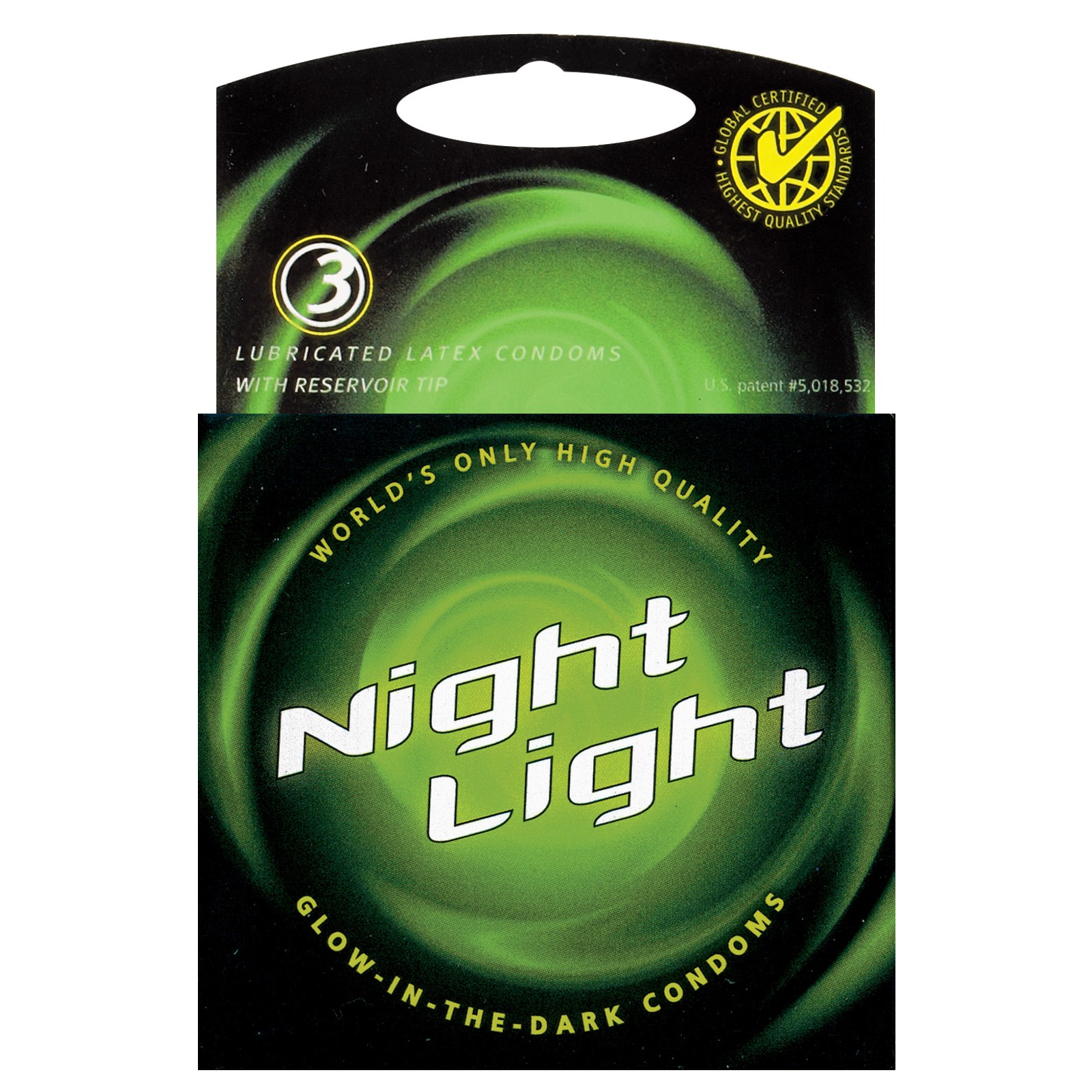 Night Light Glow in the Dark Condoms Box