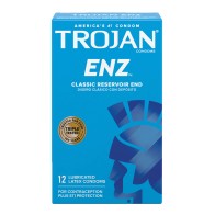 Trojan Enz Lubricated Condoms Box of 12