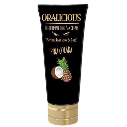 Oralicious Pina Colada Flavor Sex Cream - 2 oz