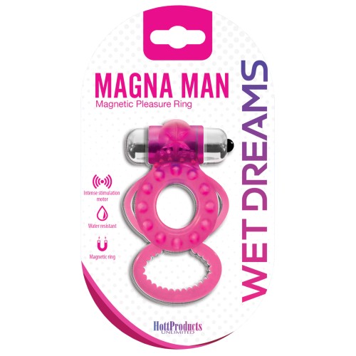 Magna-Man Magnetic Pleasure Ring Magenta