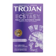 Condones Trojan Her Pleasure Ecstasy 10 Pack