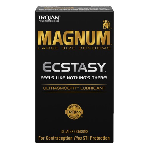 Condones Trojan Magnum Ecstasy para Placer Máximo