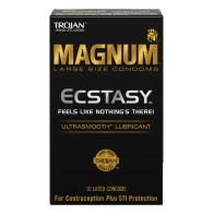 Condones Trojan Magnum Ecstasy para Placer Máximo