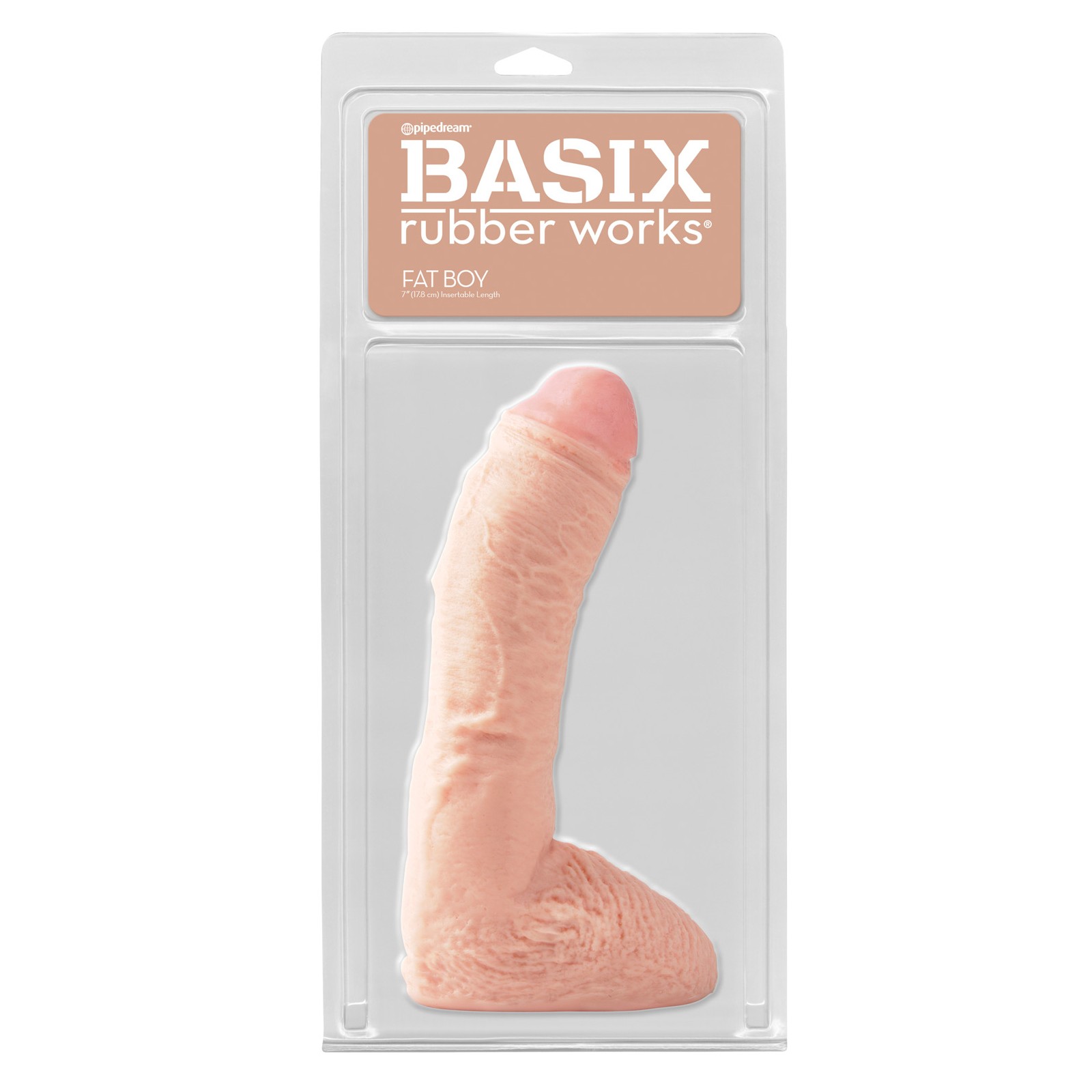 Basix Rubber Works Fat Boy - Carne Dildo Realista