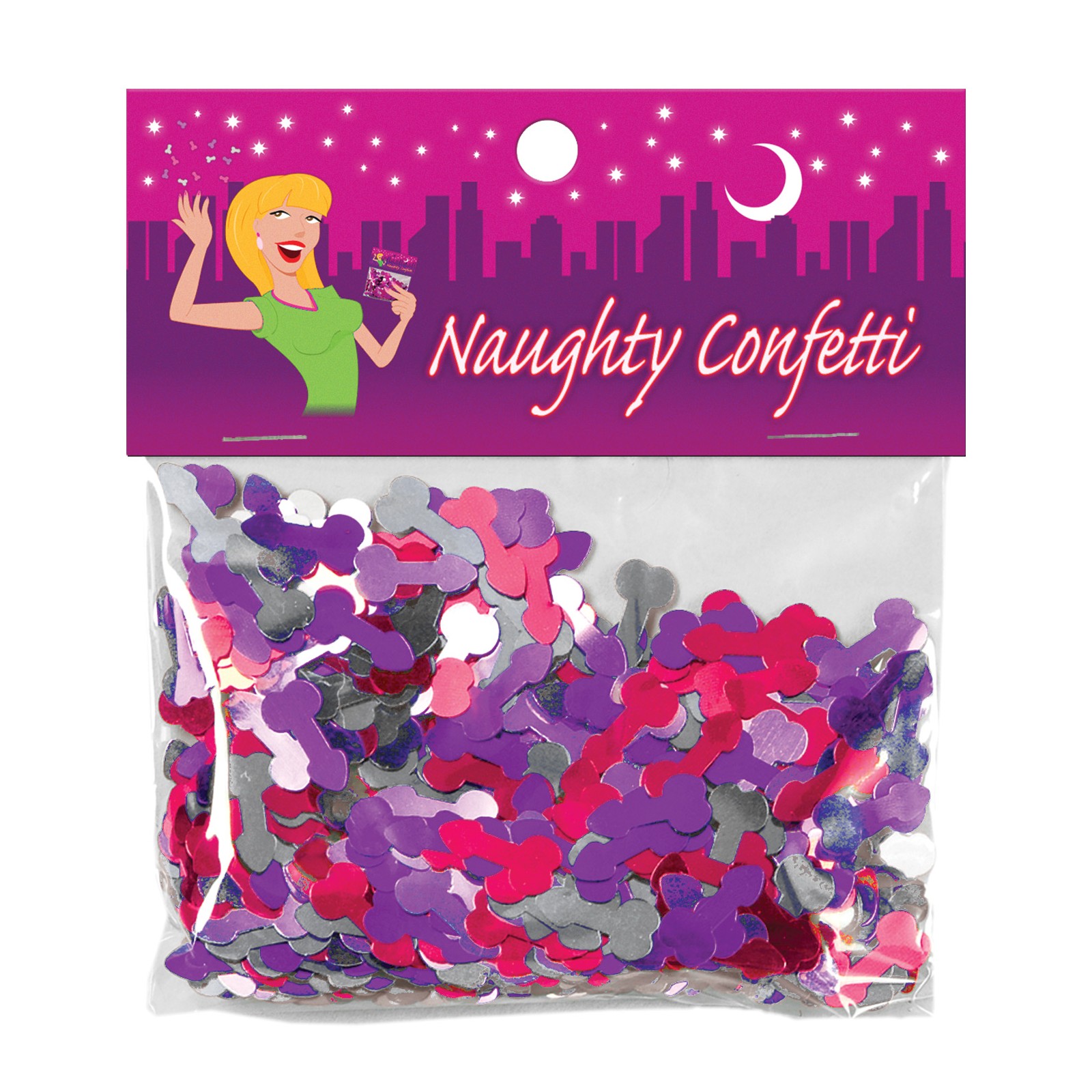 Naughty Confetti Party Decoration Willies