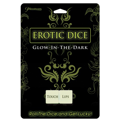 Erotic Dice Glow in the Dark for Fun Play