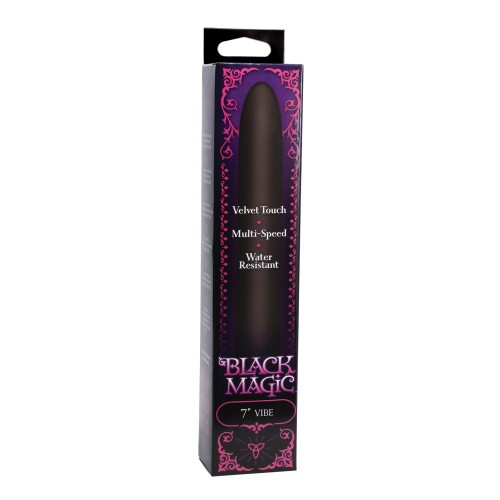 Black Magic 7 Inch Waterproof Vibrator - Ultimate Pleasure