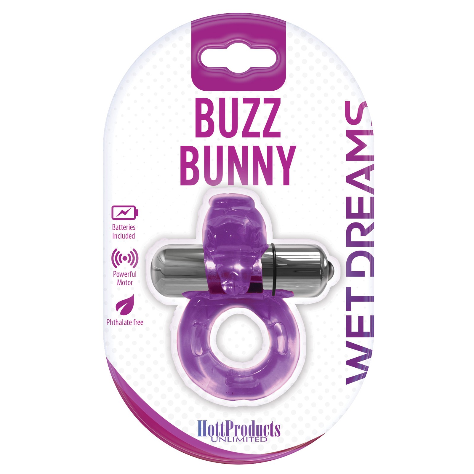 Wet Dreams Purrfect Pet Buzz Bunny - Purple