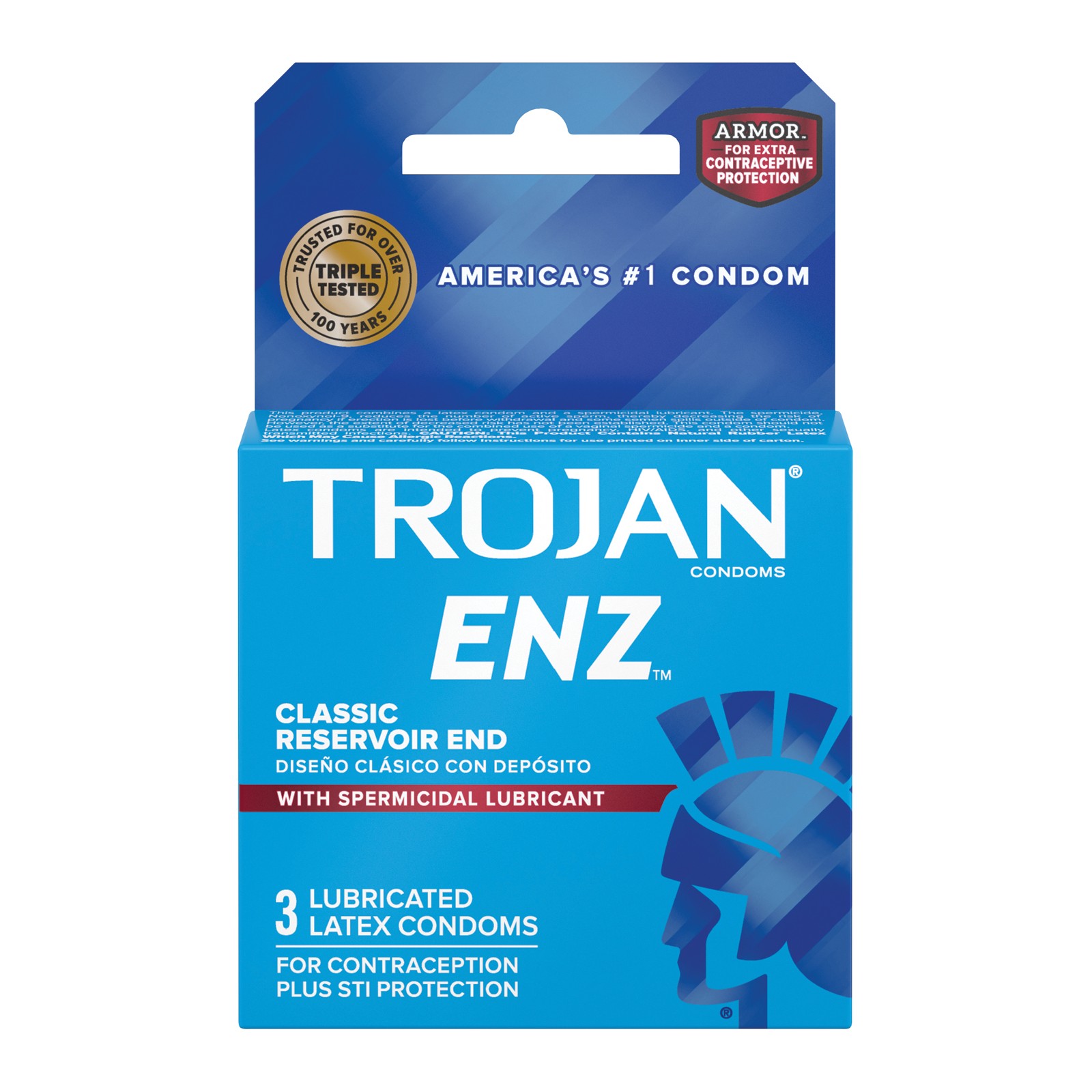 Condones Trojan Enz Espermicidas - Protección Segura y Confiable