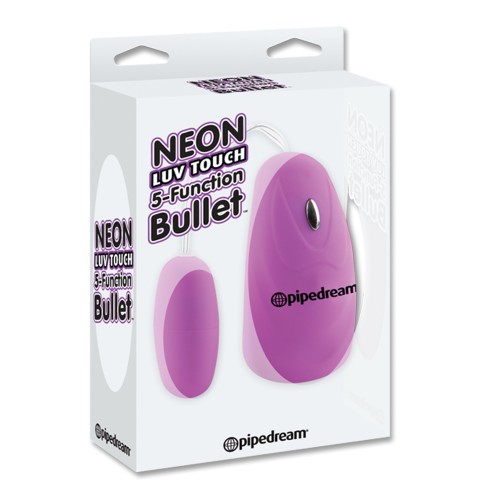 Bullet Neon Luv Touch - 5 Funciones Morado