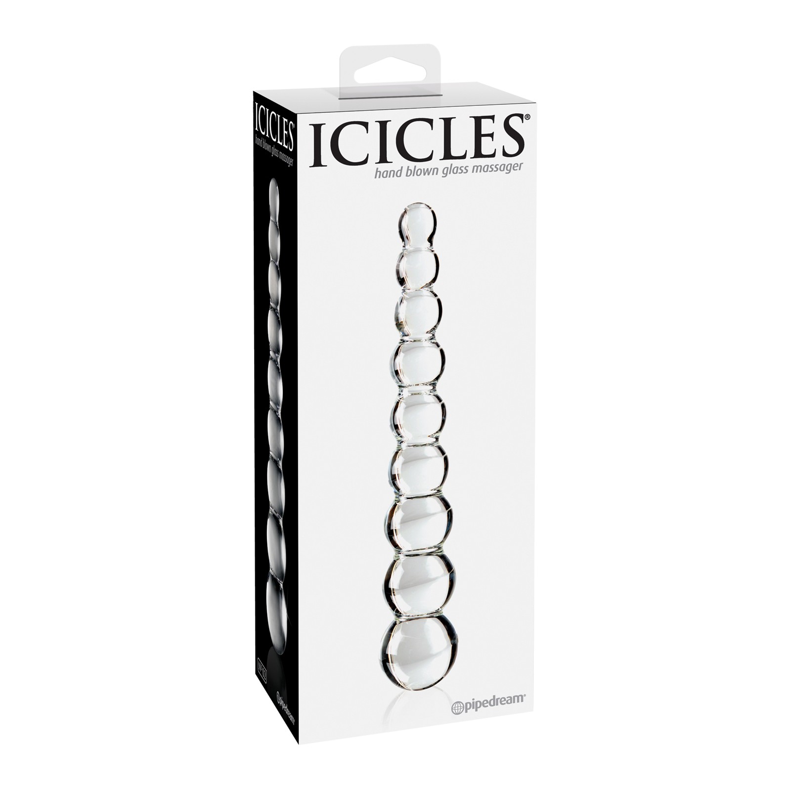 Icicles No. 2 Glass Massager Clear