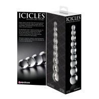 Icicles No. 2 Glass Massager Clear