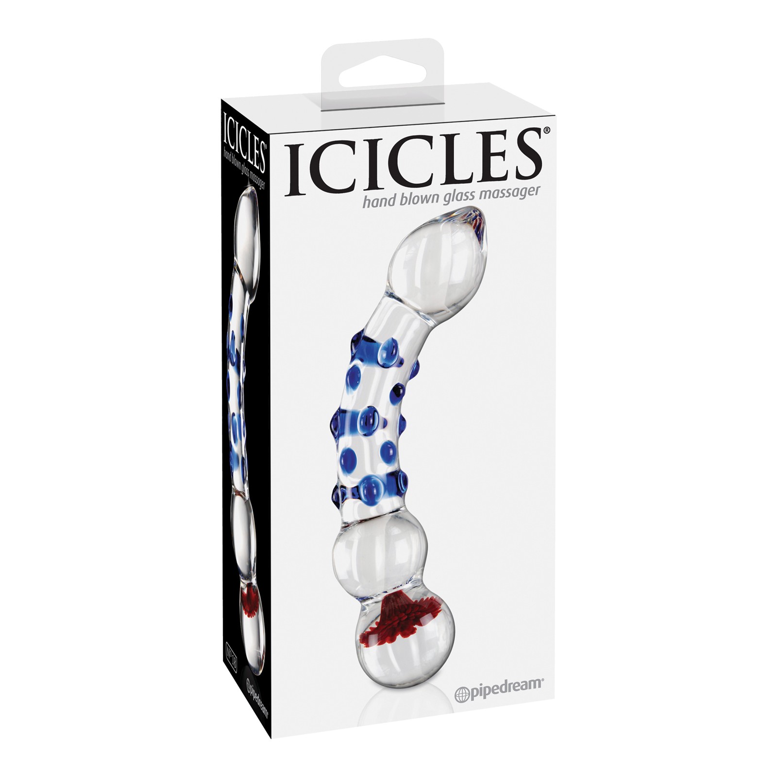 Icicles No. 18 Hand-Blown Glass Massager