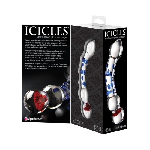 Icicles No. 18 Hand-Blown Glass Massager