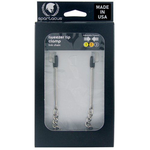 Adjustable Nipple Clamps with Chain for Sensual Stimulation