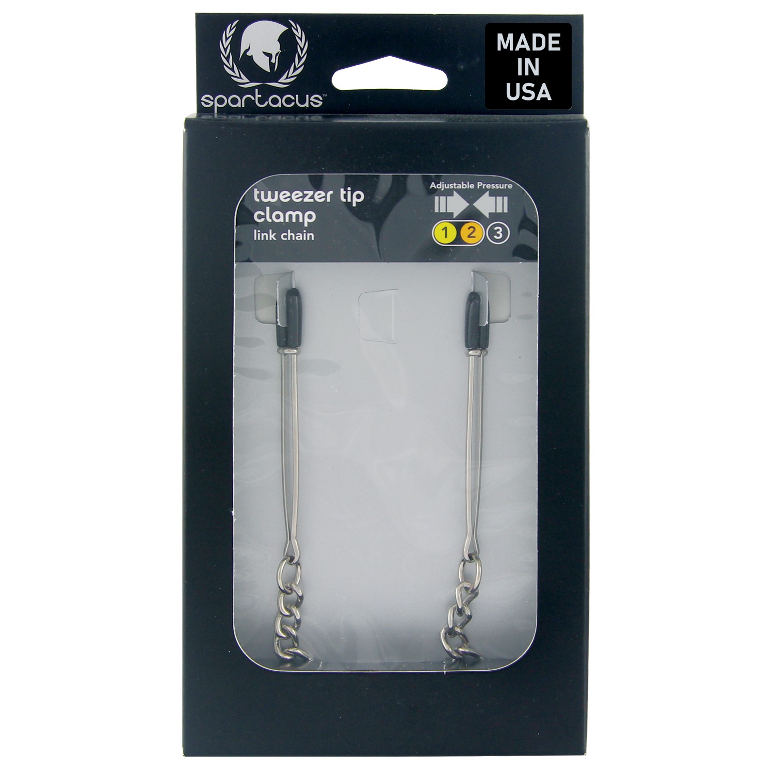 Adjustable Nipple Clamps with Chain for Sensual Stimulation