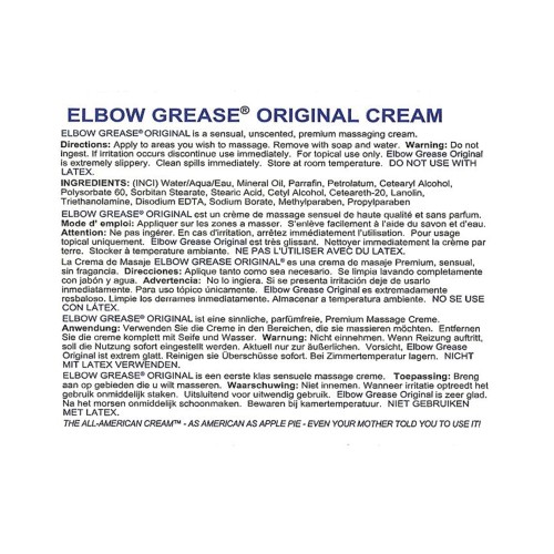 Crema Elbow Grease Original