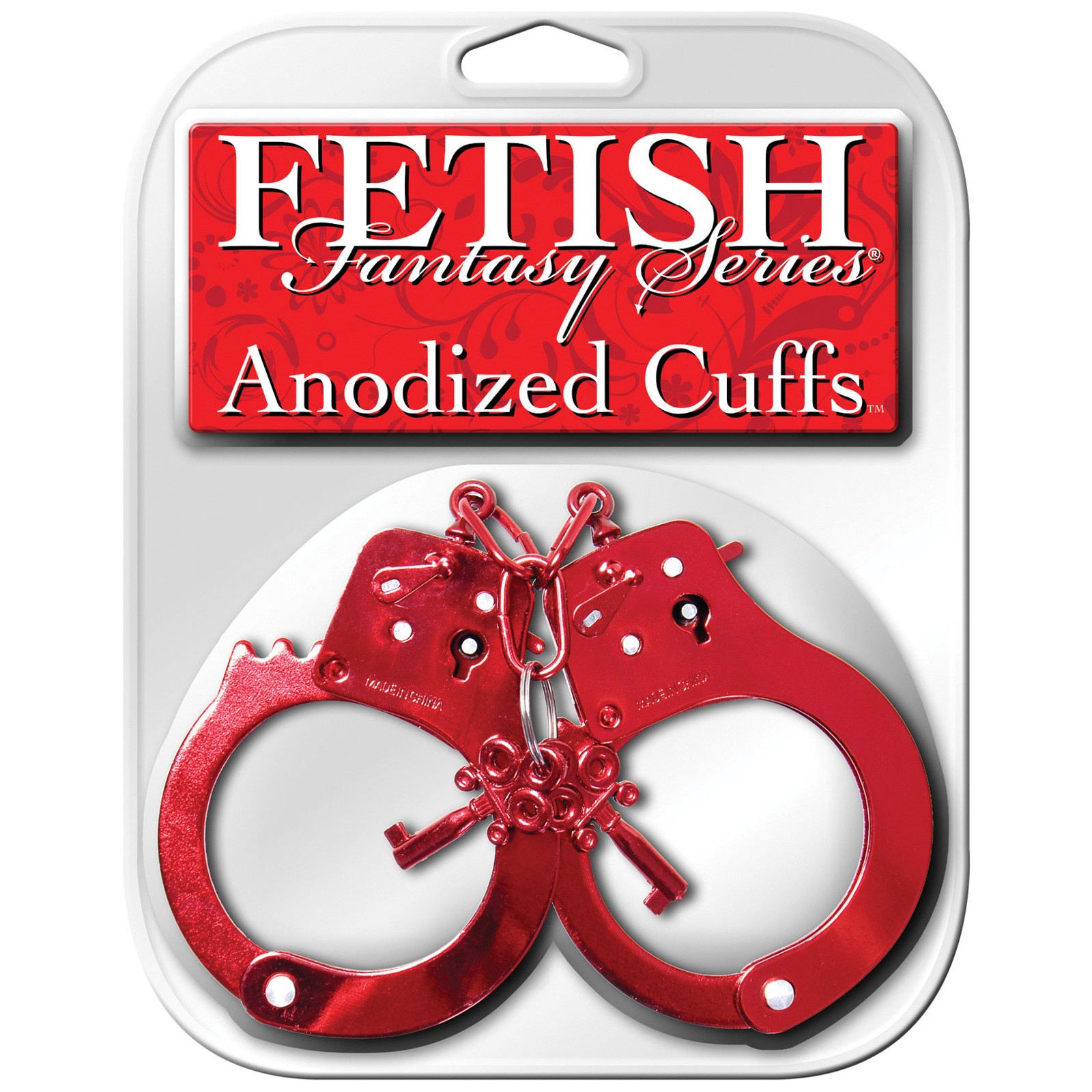 Fetish Fantasy Series Anodized Cuffs in Red