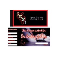 Sex Coupons - Fun & Playful Intimacy