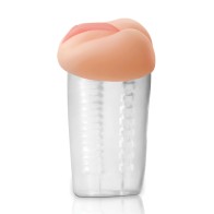 PDX Extreme Deluxe See-Thru Stroker with Pleasure Pearls