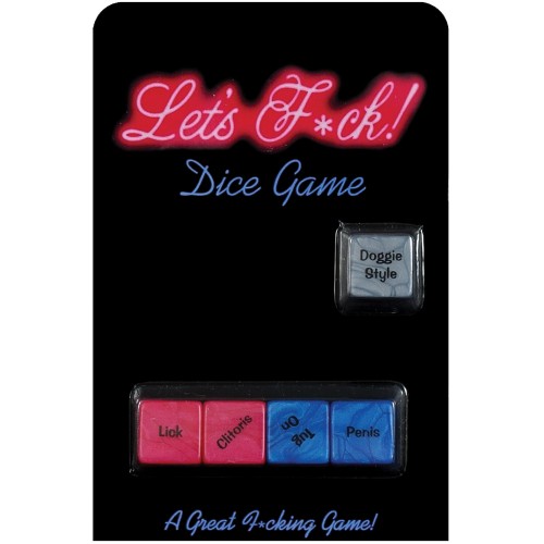 Juego de Dados Let's Fuck para Parejas