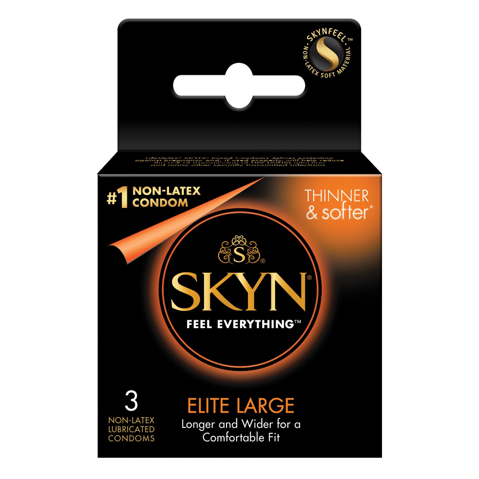 Lifestyles SKYN Elite Large Condoms Box of 3