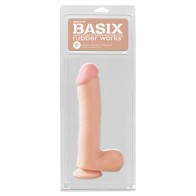 Basix Rubber Works 10 Inch Dong Suction Cup Flesh