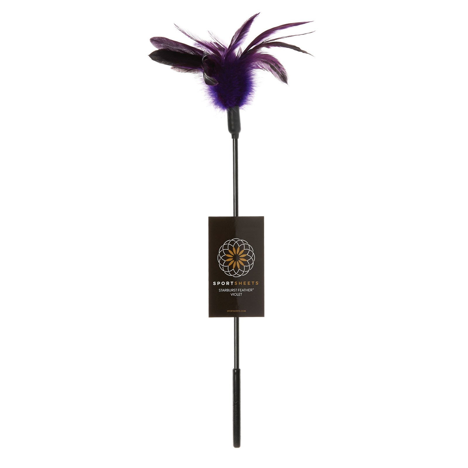 Starburst Feather Body Tickler Violet