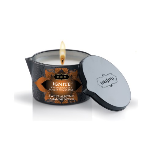 Kama Sutra Ignite Soy Candle - Sweet Almond for Romantic Evenings