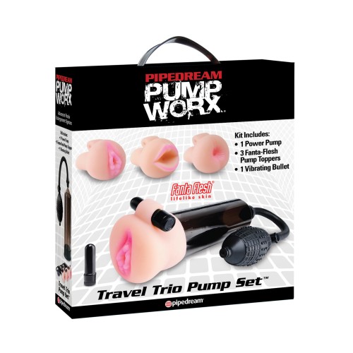 Pump Worx Travel Trio Power Pump Set