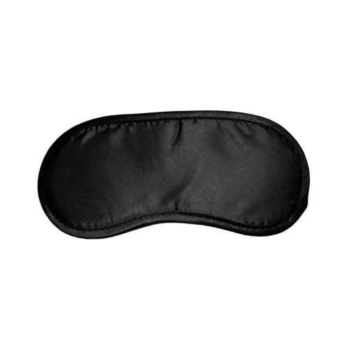 Sex & Mischief Satin Blindfold - Black