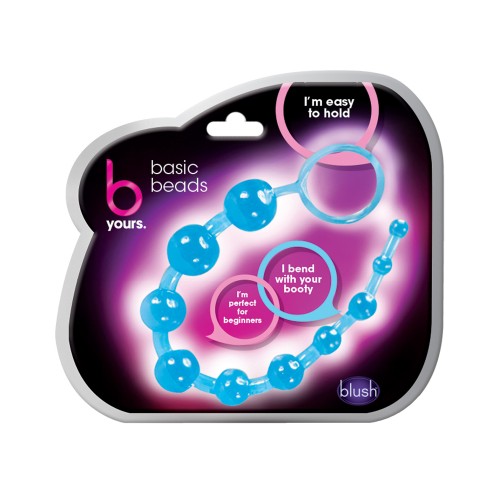 Blush B Yours Basic Anal Beads in Blue