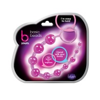 Blush B Yours Basic Anal Beads - Perfect for Beginners