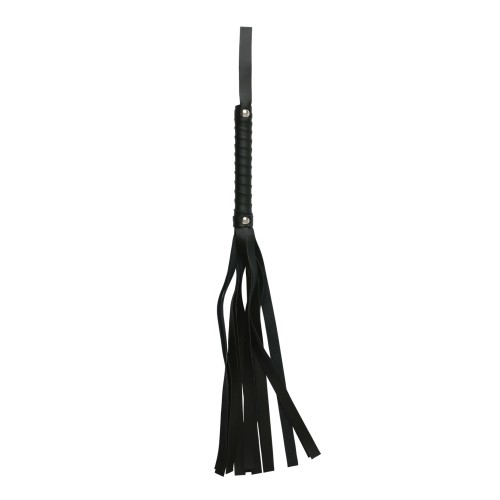 Sex & Mischief Faux Leather Flogger Black