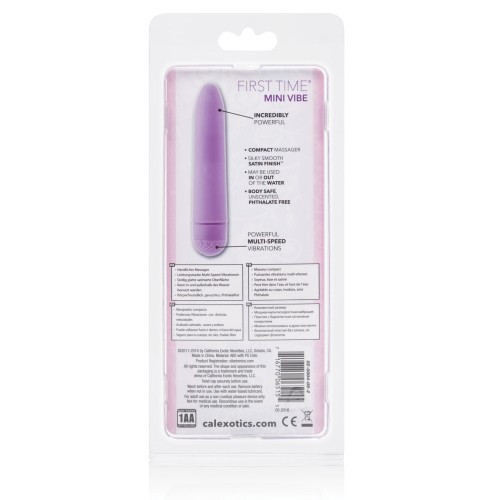 Mini Vibrador Primera Vez Morado - Placer Compacto