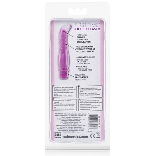 Primer Placer Suave Púrpura - Vibrador Discreto y Potente