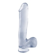 Basix Rubber Works 10" Dong with Suction Cup for Realistic Pleasure