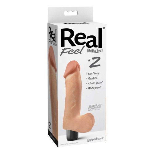 Real Feel No.2 Long 7.5-inch Waterproof Vibe