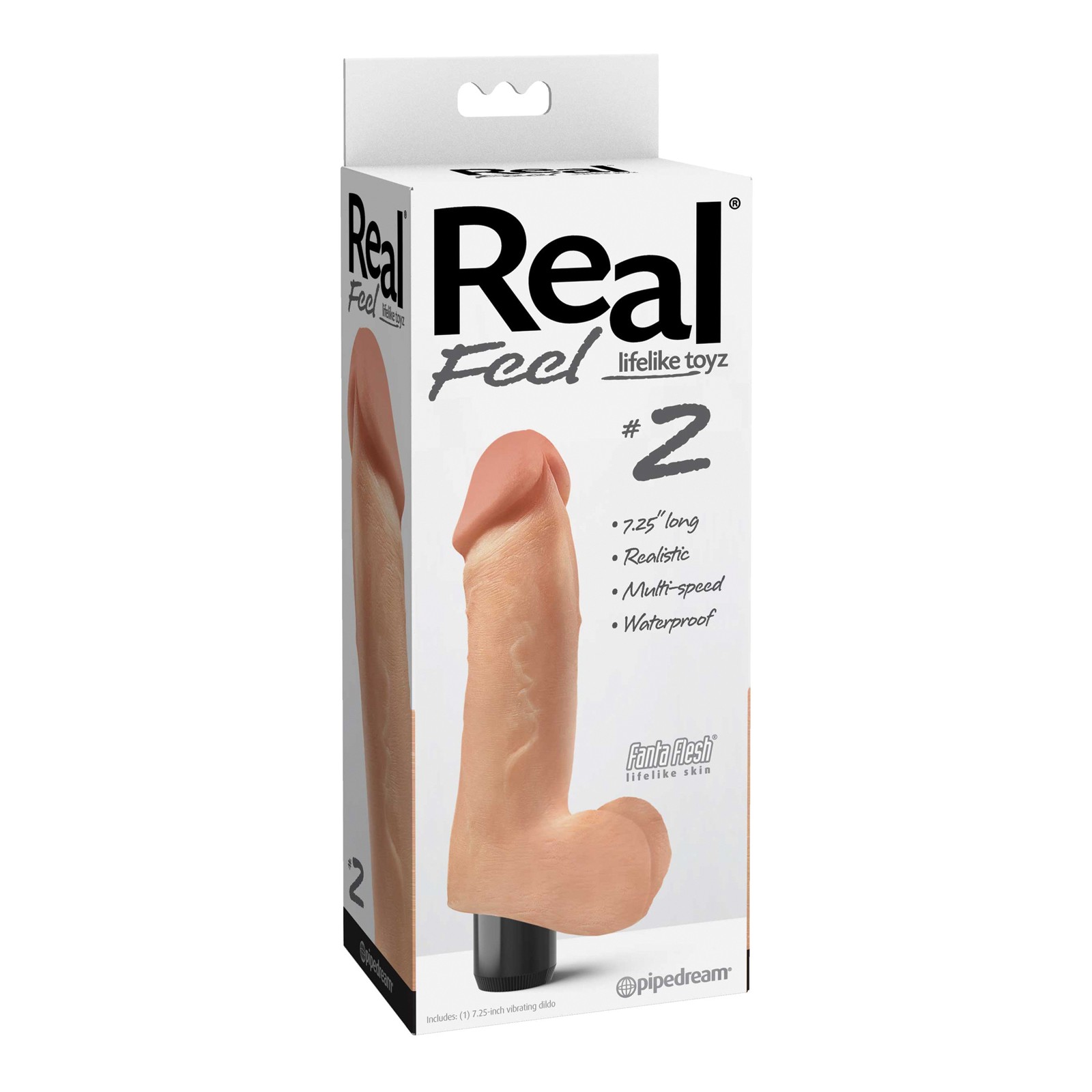 Real Feel No.2 Long 7.5-inch Waterproof Vibe