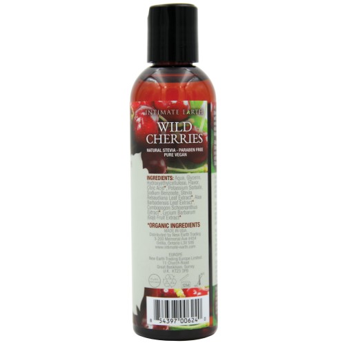 Intimate Earth Wild Cherries Lubricant 120 ml for Sweet Pleasure