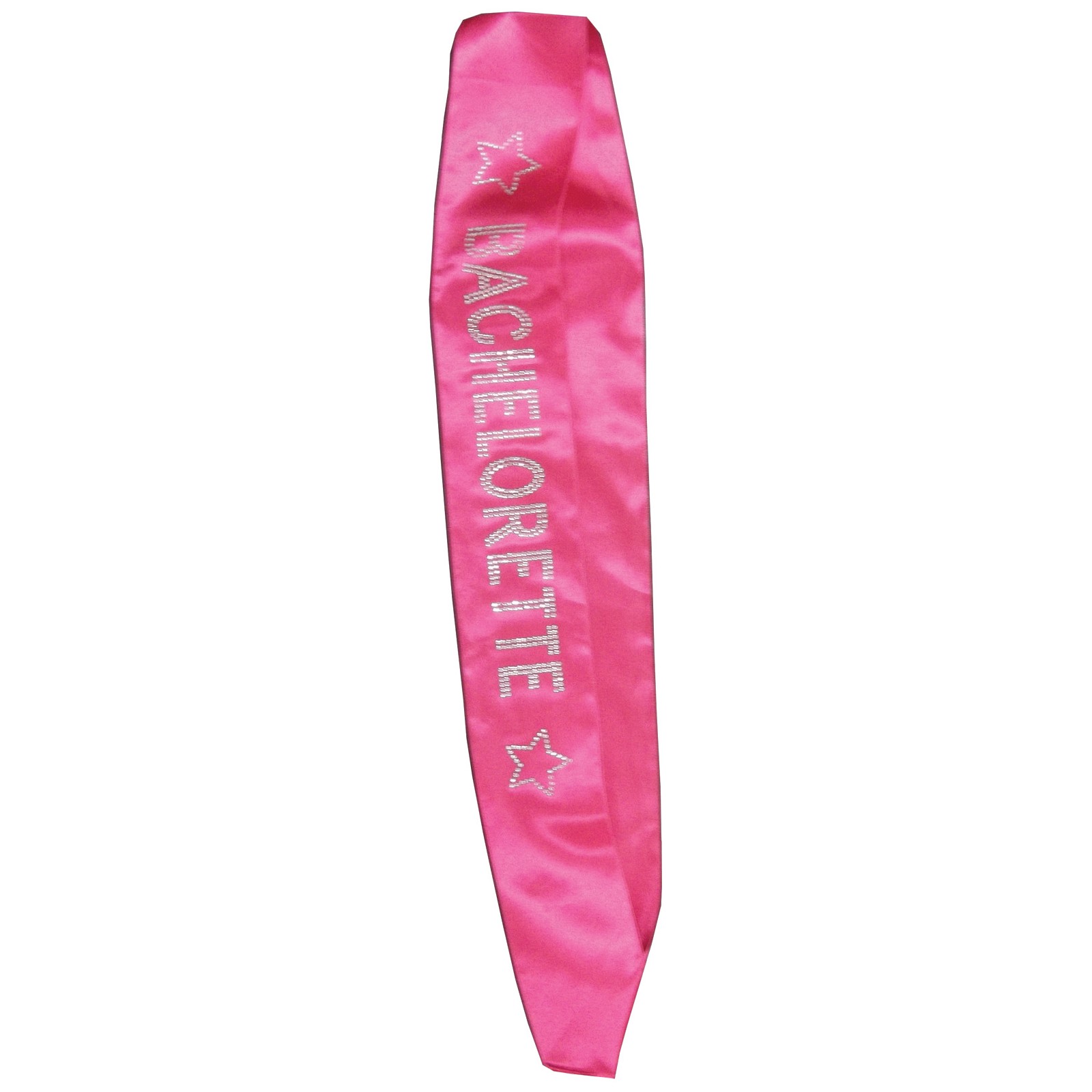 Bachelorette Sash with Crystals - Hot Pink