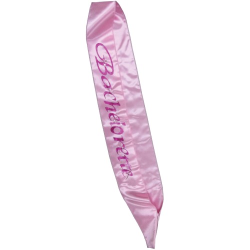 Bachelorette Flashing Sash in Pink