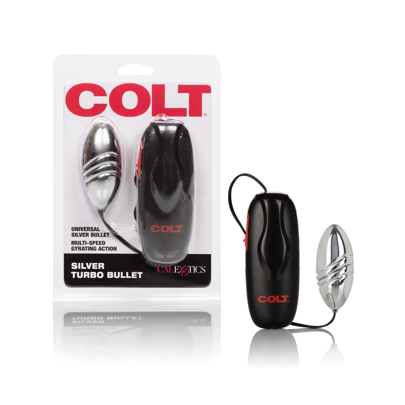 COLT Turbo Bullet Silver Versatile Vibrating Stimulator