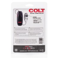 COLT Turbo Bullet Plateado Estimulador Vibrador Versátil