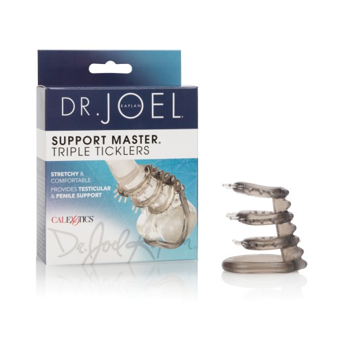 Dr Joel Kaplan Master Soporte Triple Tickler - Humo - Resistencia Mejorada